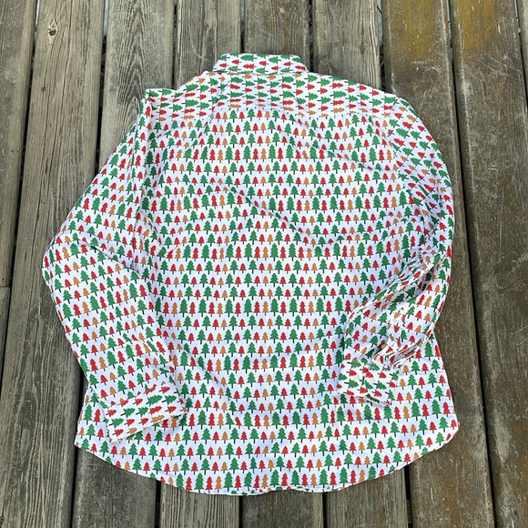 NWOT Flash Threads Holiday Christmas Button Up Shirt - Picture 8 of 8